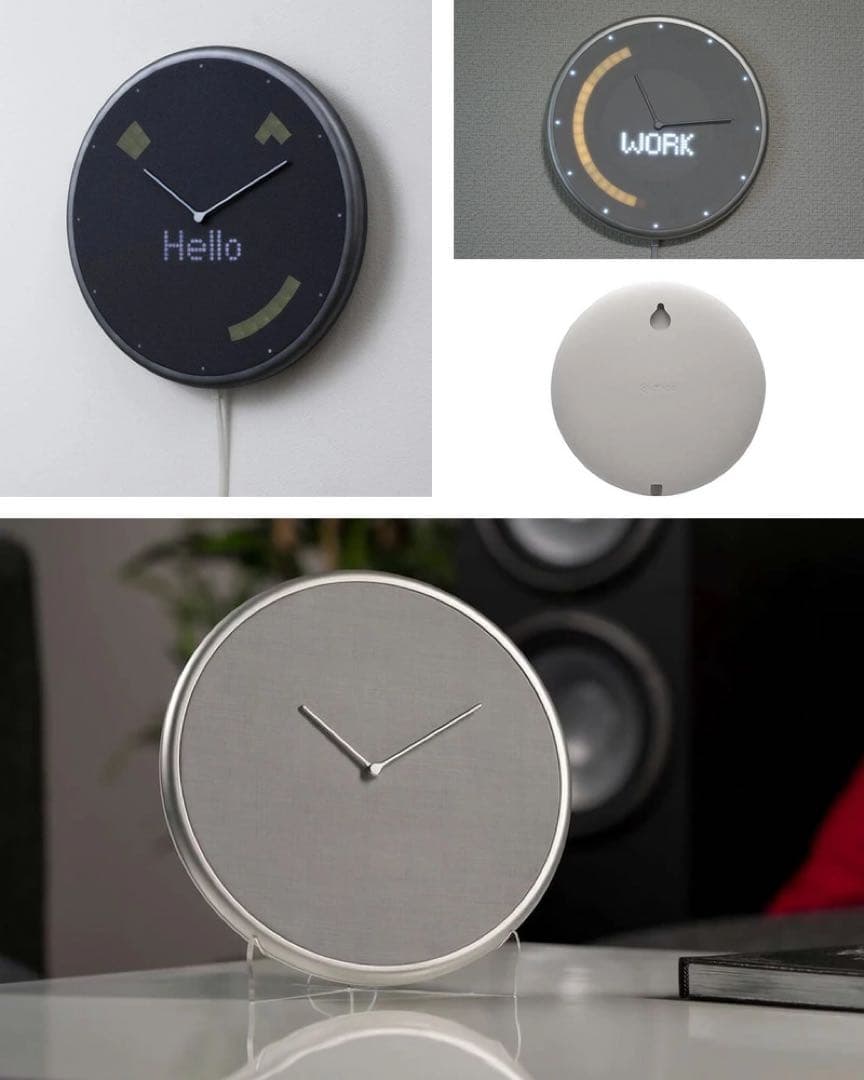❣️Glance Clock 直径23cm GC-US-SLV-01 掛け時計