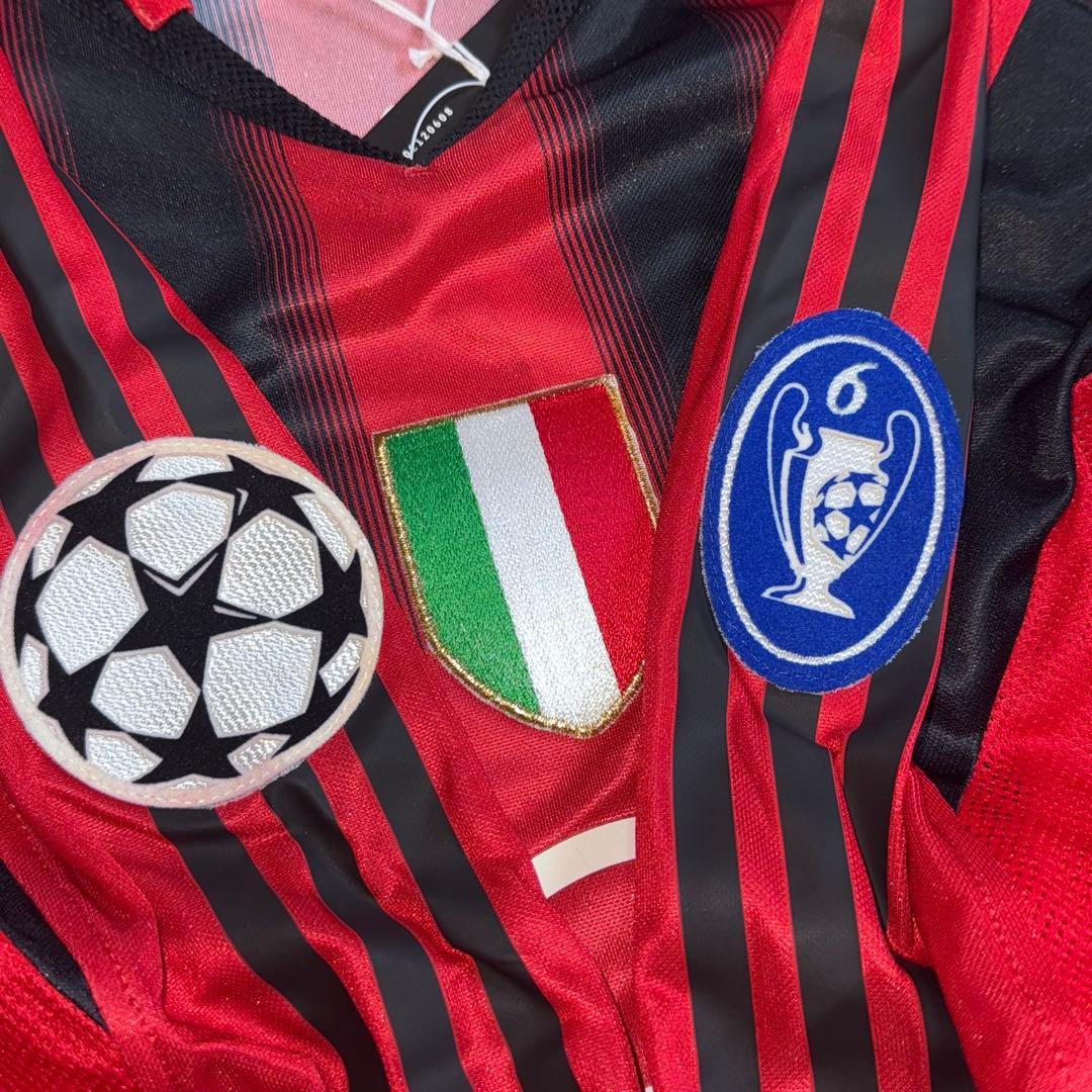 【新品タグ付】ACミラン 04/05 #22 カカ 長袖 ユニフォーム CL