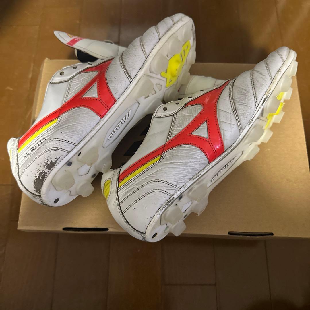 モレリア 2 JAPAN 25.5cm ホワイト　レッド　限定　MIZUNO
