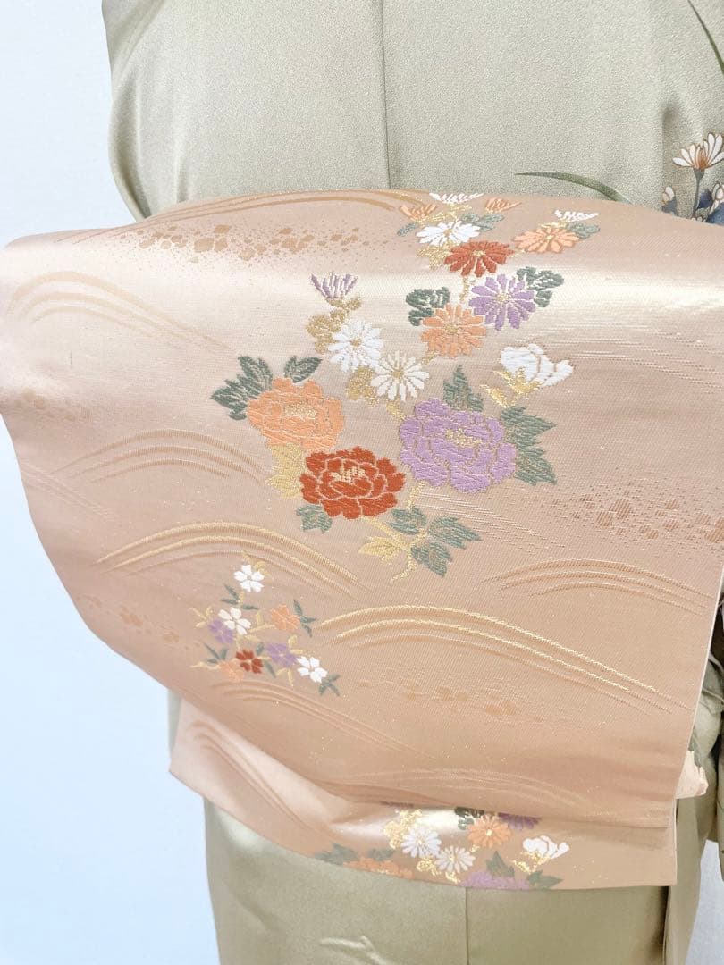 訪問着　フルセット　着物　帯　帯締め　帯締め　70