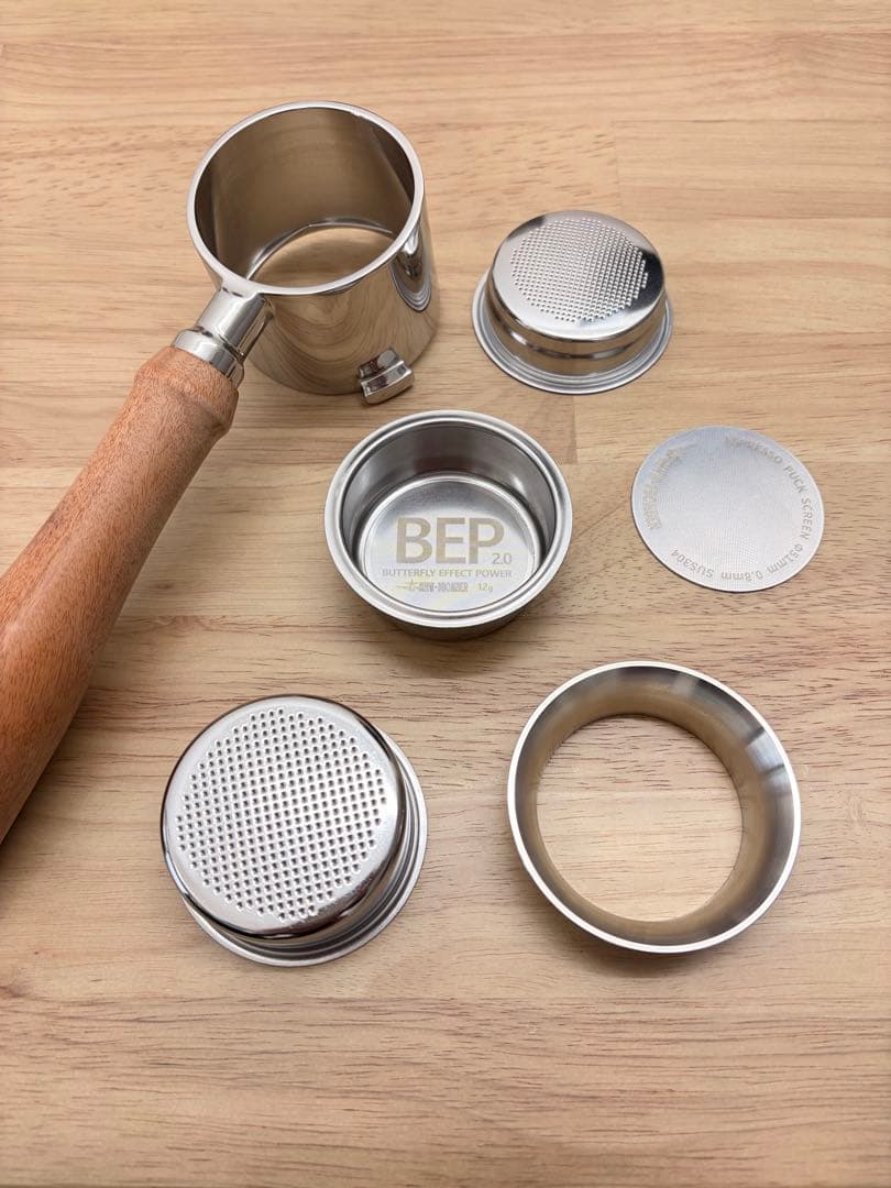 51mm ボトムレスポルタフィルター デロンギ バスケット パックスクリーン