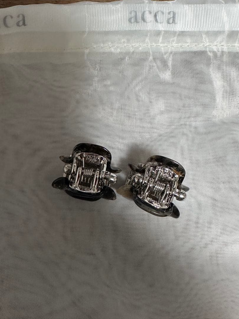 専用‼️ACCA アッカ　バービークリップ　ミニ クリップ　2個セット　グレー