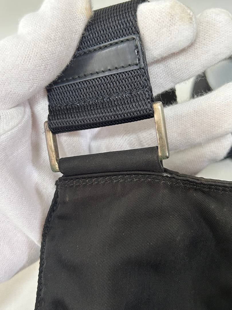 PRADA プラダ メッセンジャー ショルダー　バッグ　ナイロン　黒