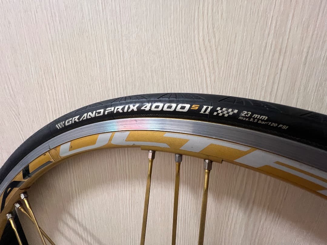 Campagnolo Shamal ゴールドクリンチャーホイール