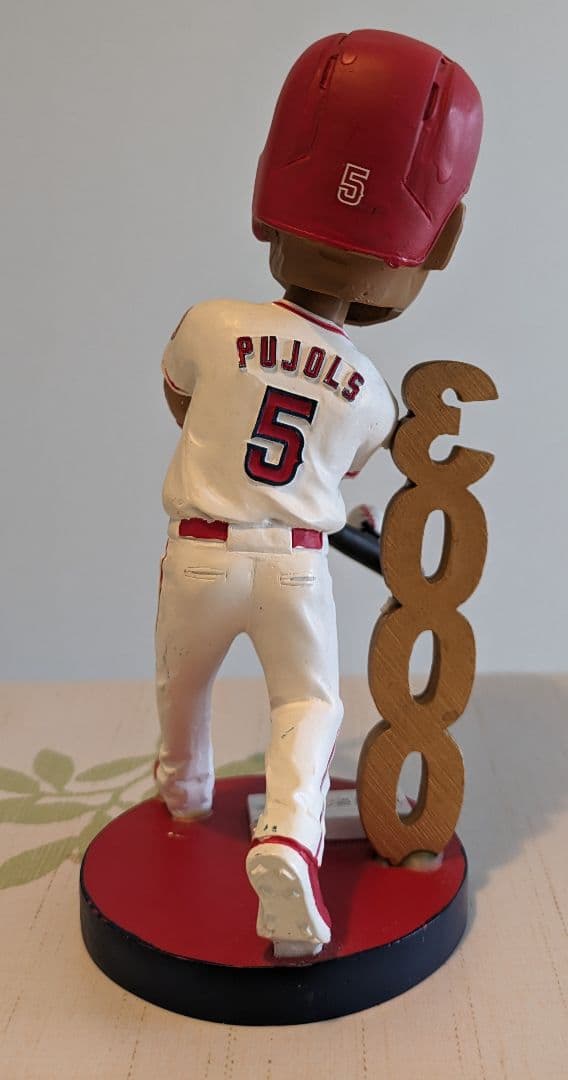 【美品】アルバート・プホルス ボブルヘッド 3000本安打記念 エンゼルス