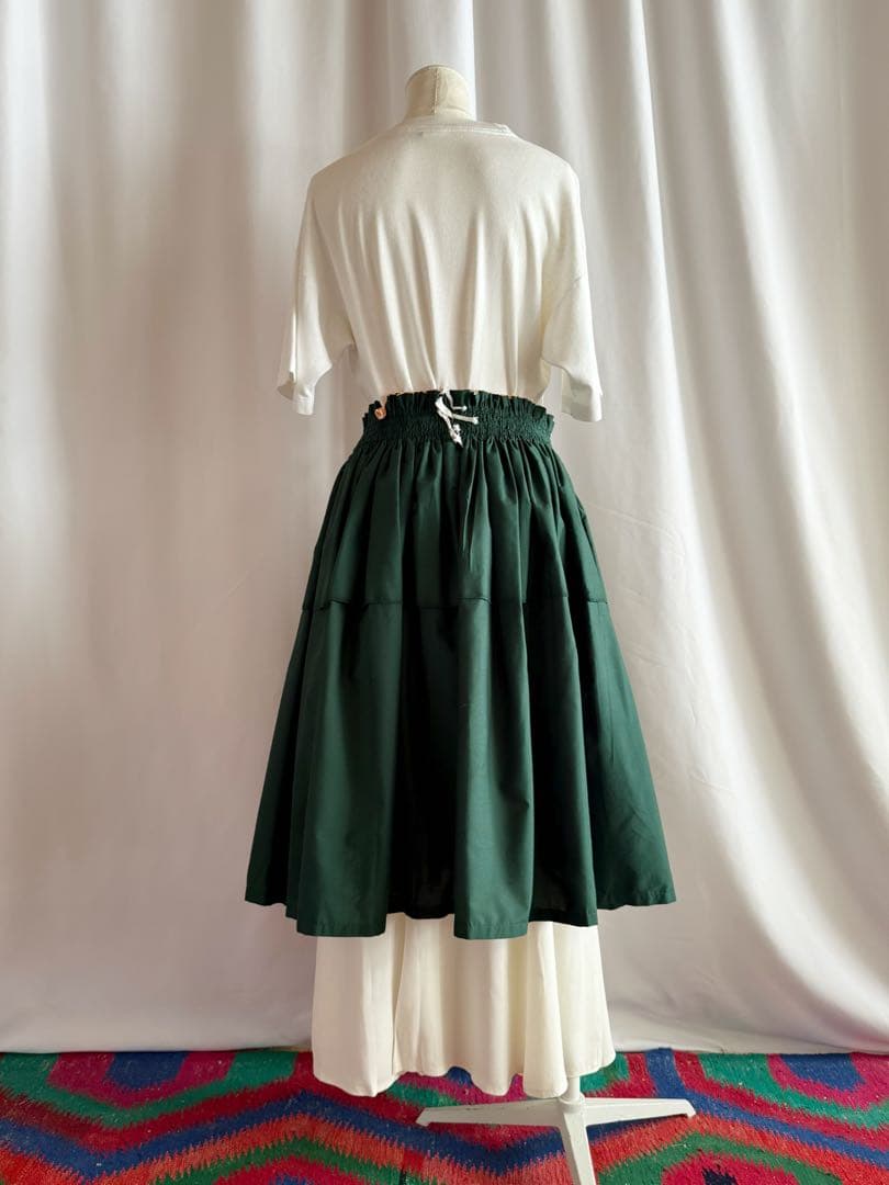 古着 ビンテージ ハワイアン ハンドメイド アロハ スカート 美品 希少