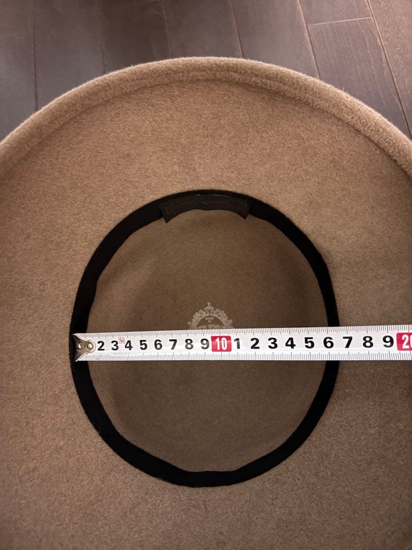 Maxim ウールフェルトのカサブランカハット