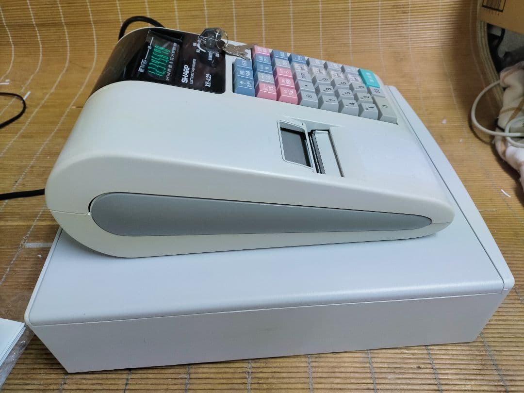 シャープレジスター　XE-A20　店名設定無料ロゴ可能機種　389120