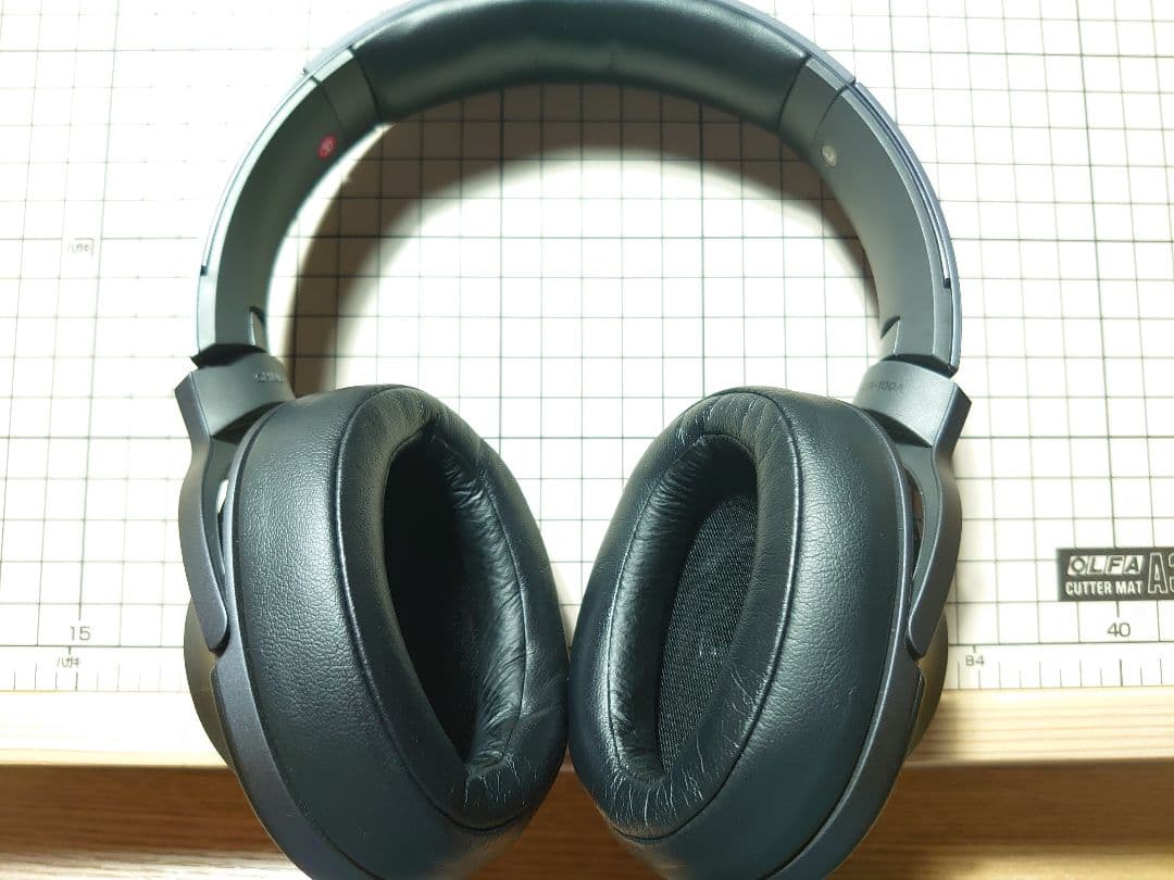 【値引き】美品 SONY h.ear MDR-100A(B) ヘッドホン