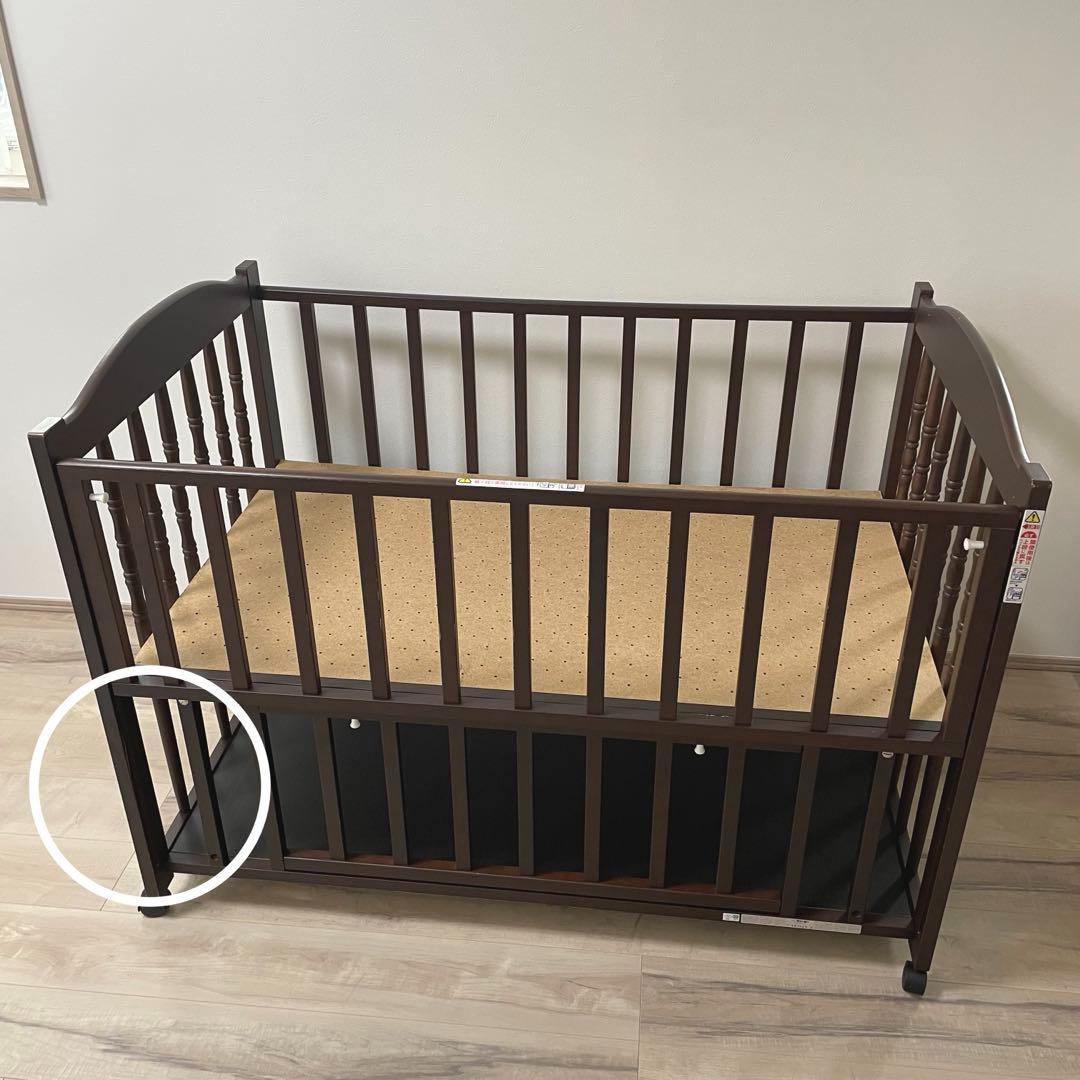 【きれい❣️】石崎家具　スリーピー　ベビーベット　エリーゼ　クラシカルデザイン⭐︎