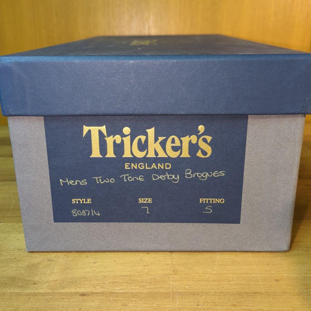 新品 定価12万◆トリッカーズ デンハム コラボ 牛革 シューズ　バートン　革靴