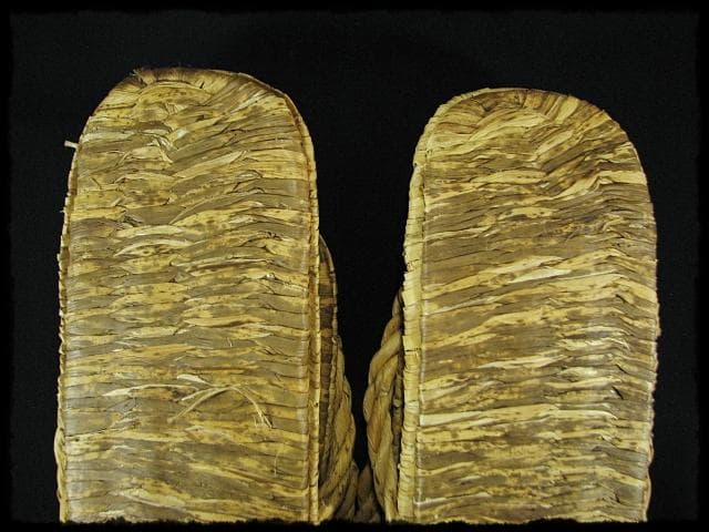 露地草履 ８足 内２足未使用 数寄屋草履 茶道具 露地道具 f318