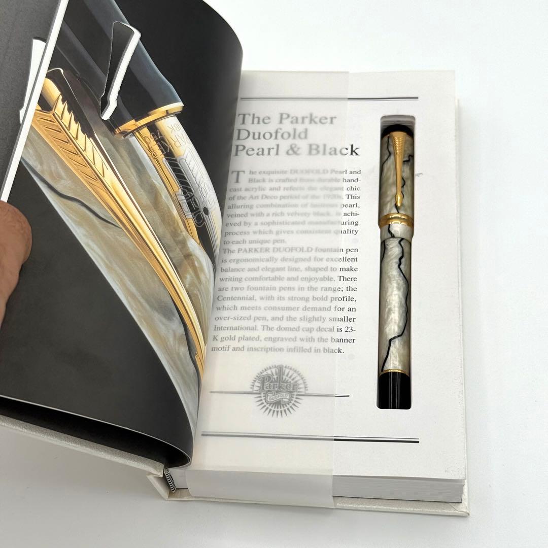 Parker パーカー Duofold デュオフォールド パール 万年筆 18K