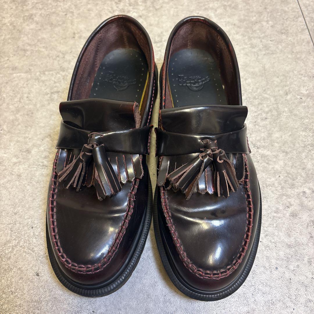 美品✨️ドクターマーチンADRIANタッセルローファー チェリーレッド UK5