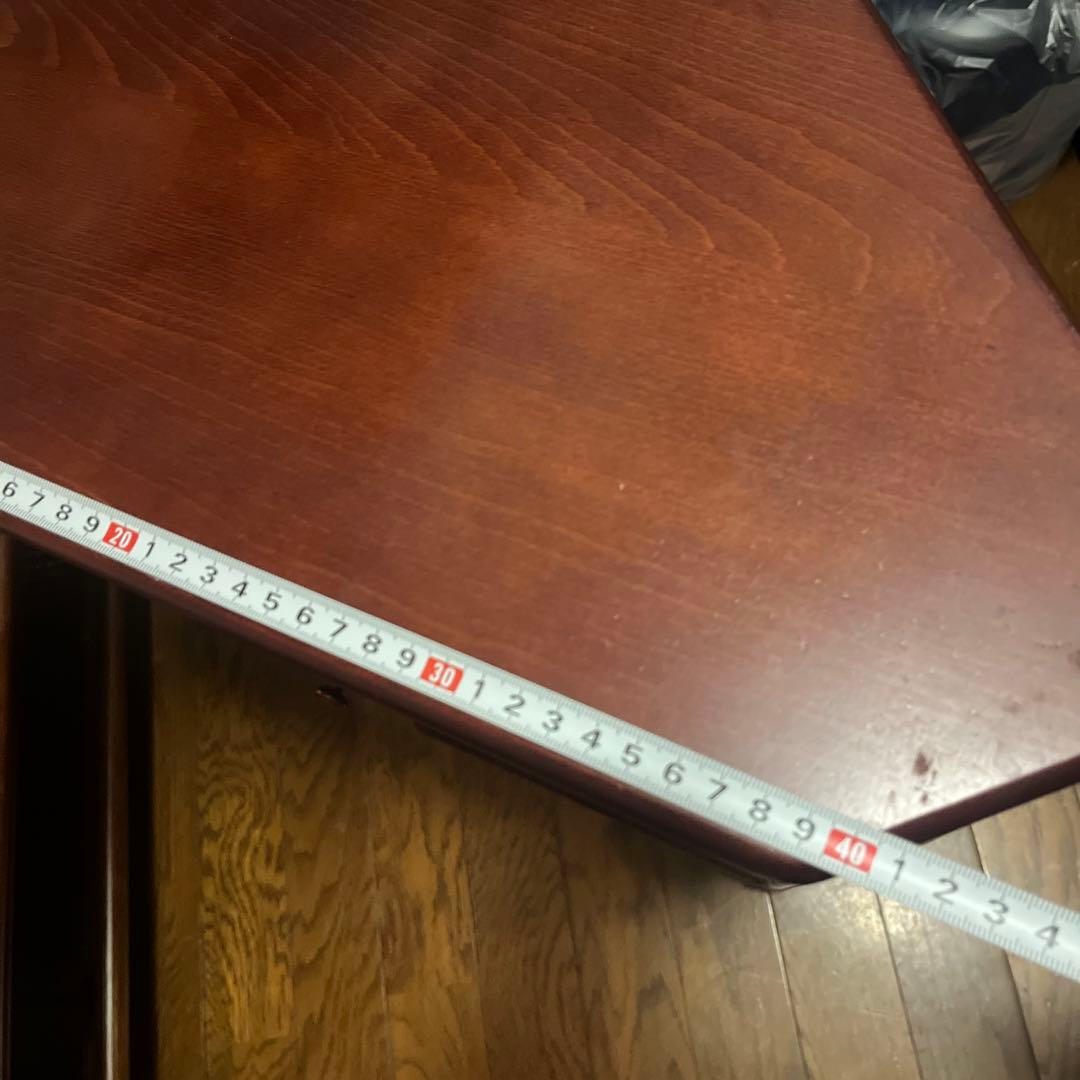 Karimoku　カリモク　電話台　木製　三角　コーナー　インテリア