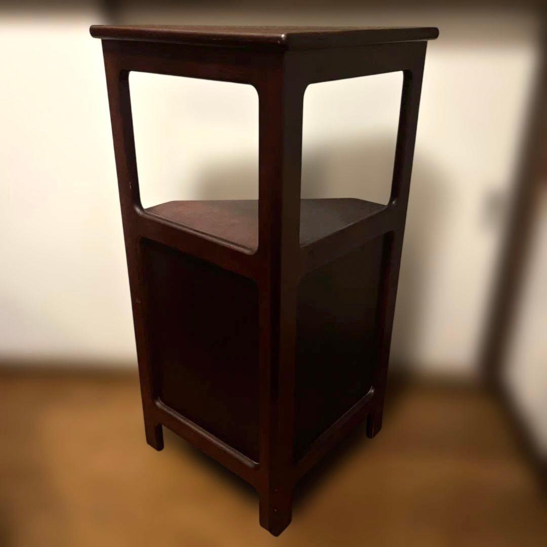 Karimoku　カリモク　電話台　木製　三角　コーナー　インテリア