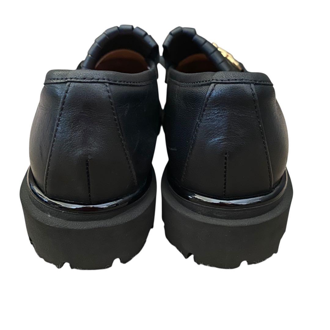 INTER-CHAUSSURES ラウンドトウキルトビットローファー37