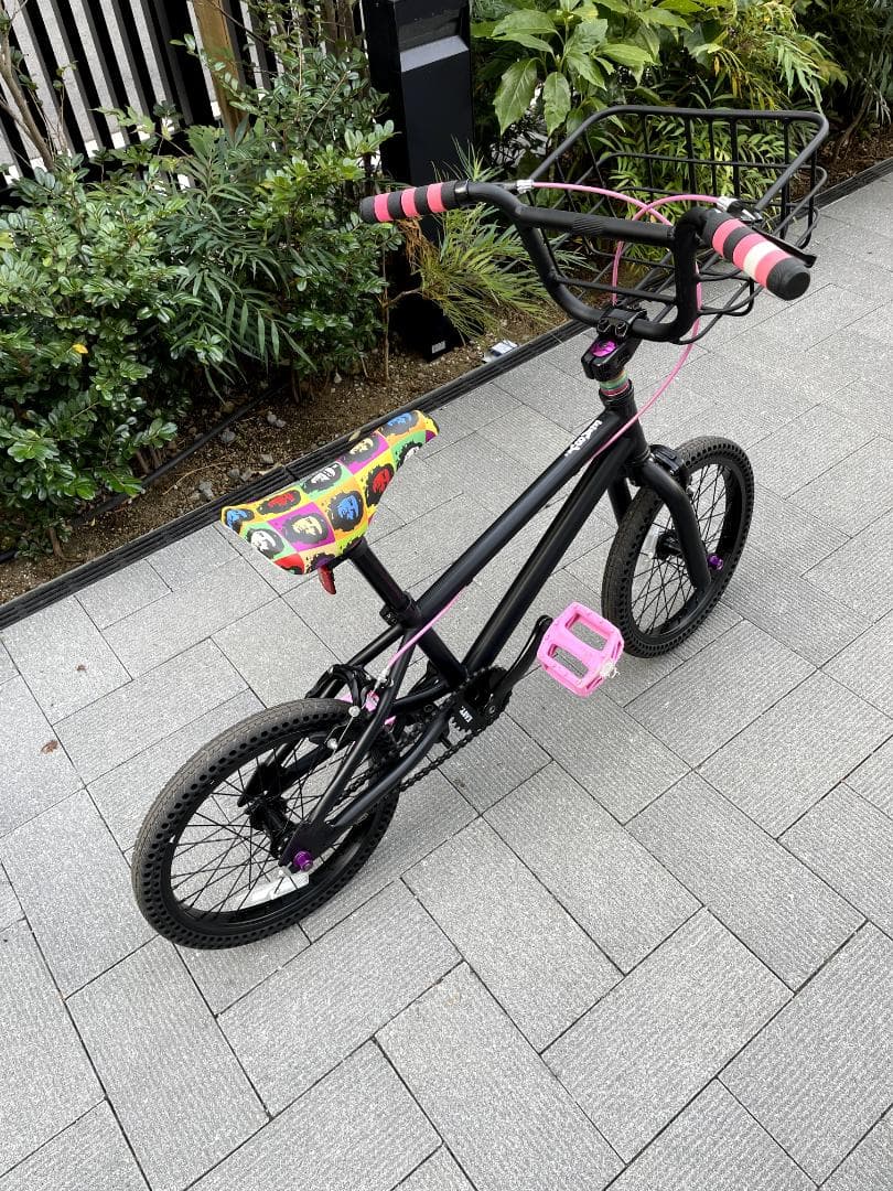 t*0様 子供用 パンクしない自転車 16インチ マットブラック