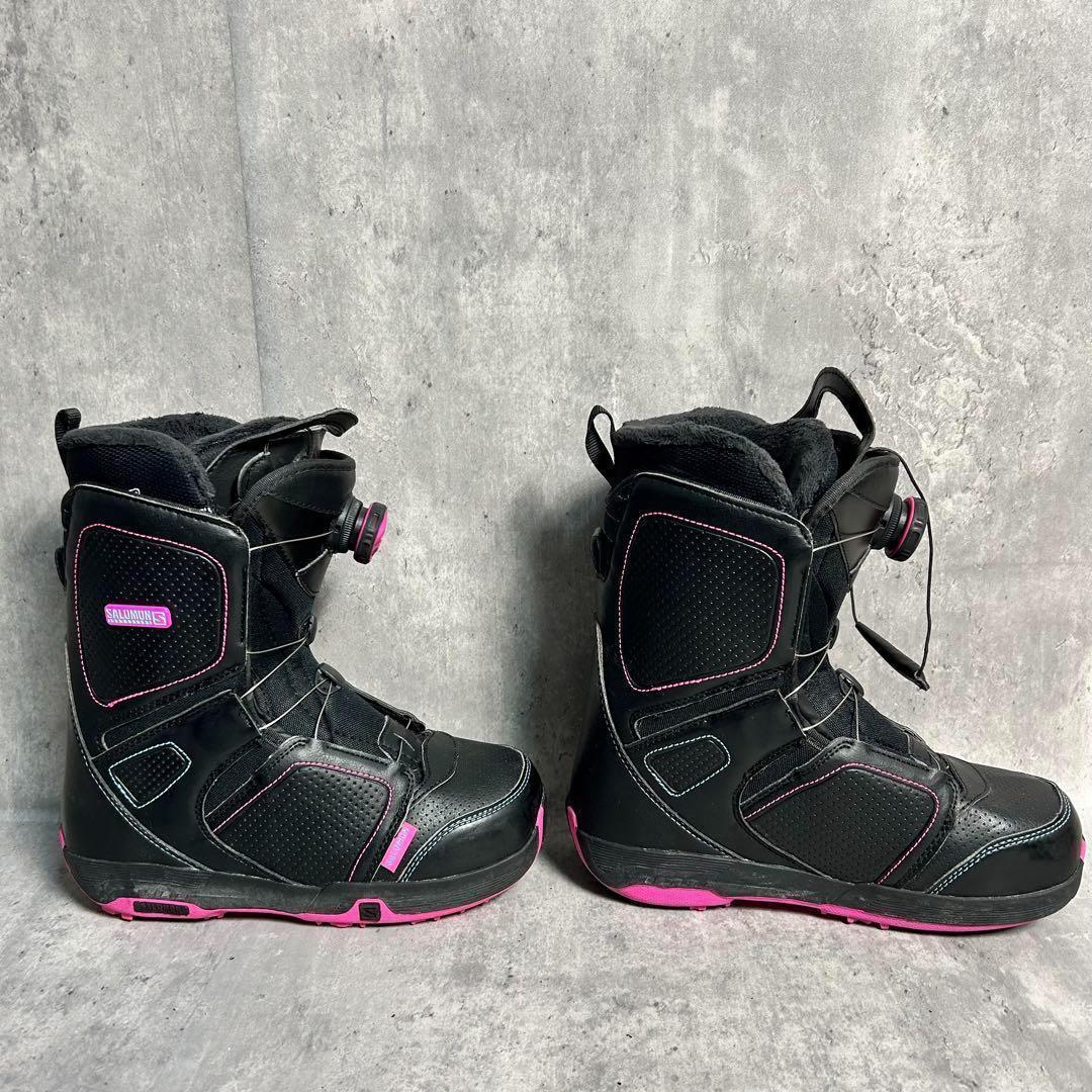 salomon スノーボード ブーツ ボア 23.5cm BOA サロモン 靴