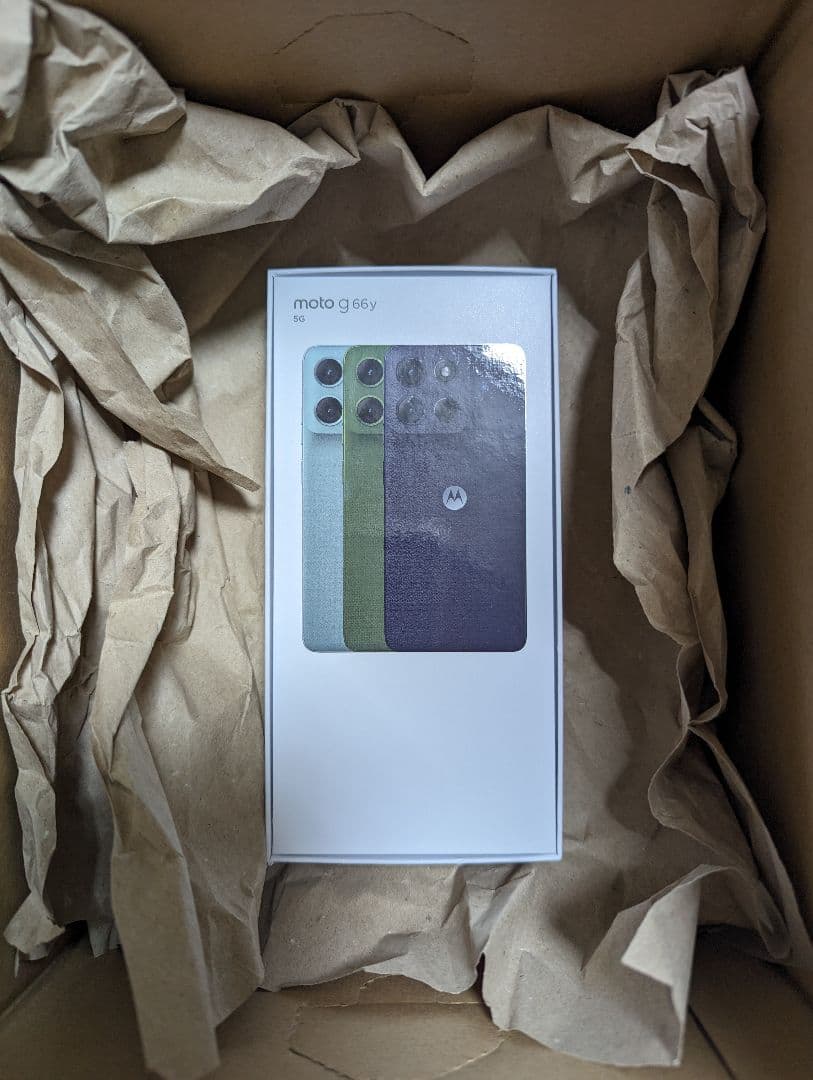 【新品未使用未開封】moto g66y 5G 本体