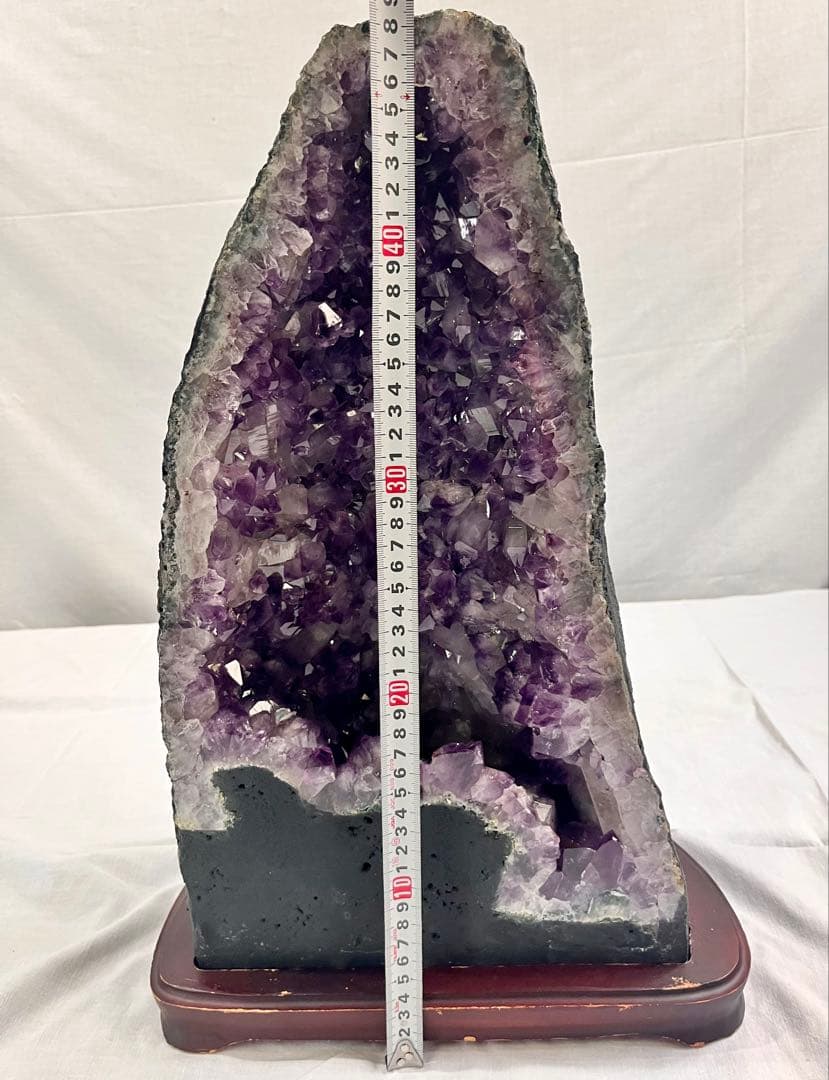 ② 大型 アメジスト クラスター 紫水晶 原石
