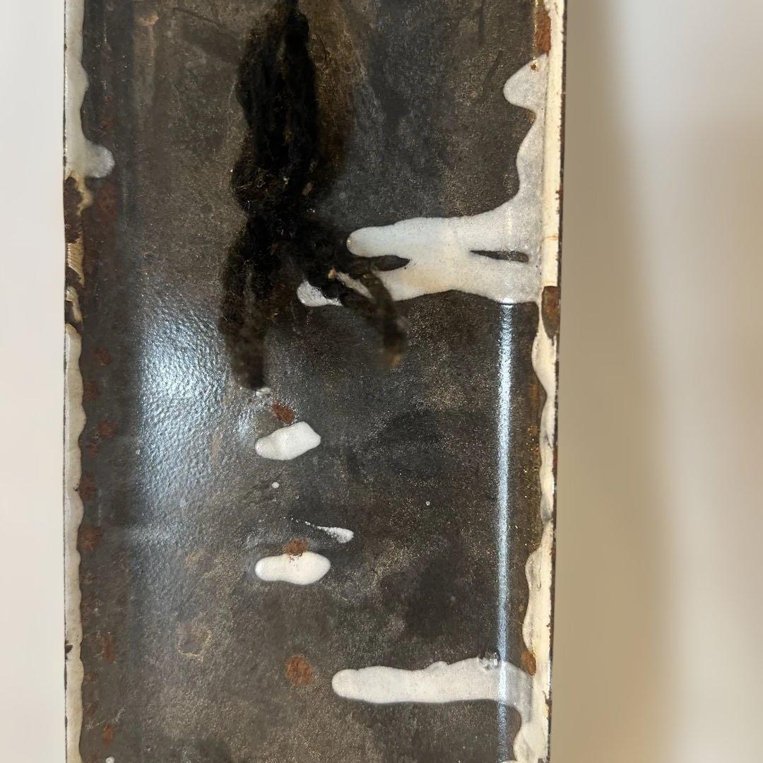 アンティークホーロー看板　本日休診　病院　昭和レトロ　インテリア　コレクション