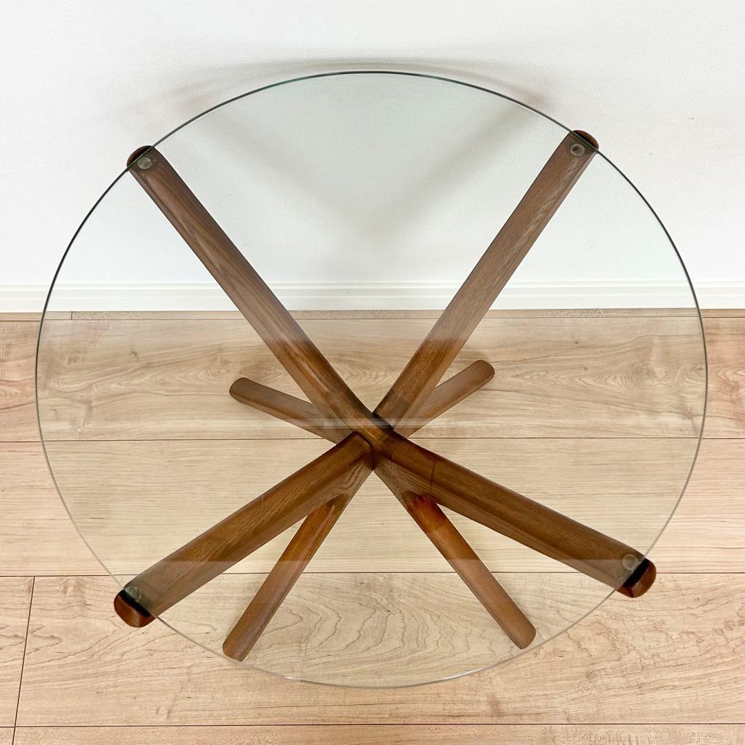 ACME Furniture⭐️トラッセルサイドテーブル⭐️ガラス×木