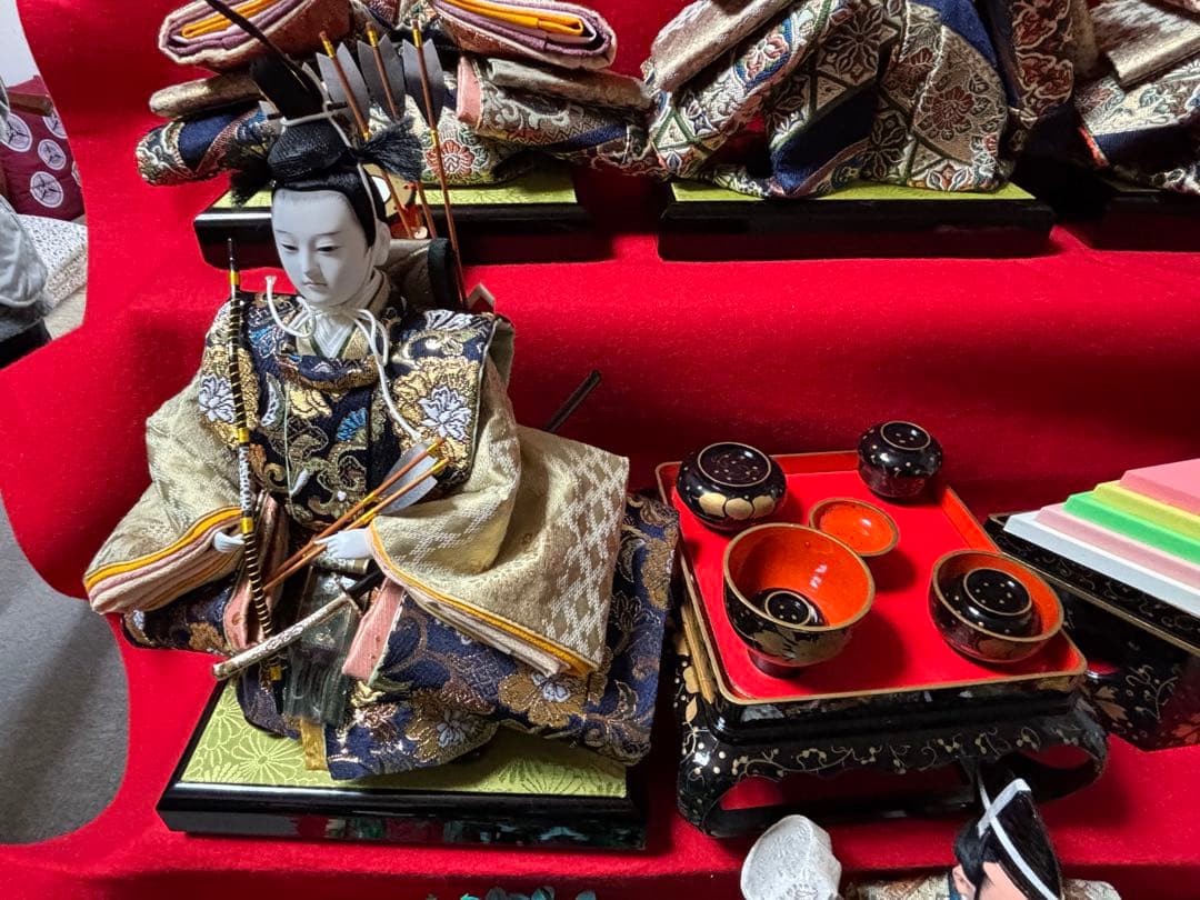 ① 〜⑥分割販売 伝統的な雛人形 7段飾り　秀月セット❣️説明をお読みください❣️