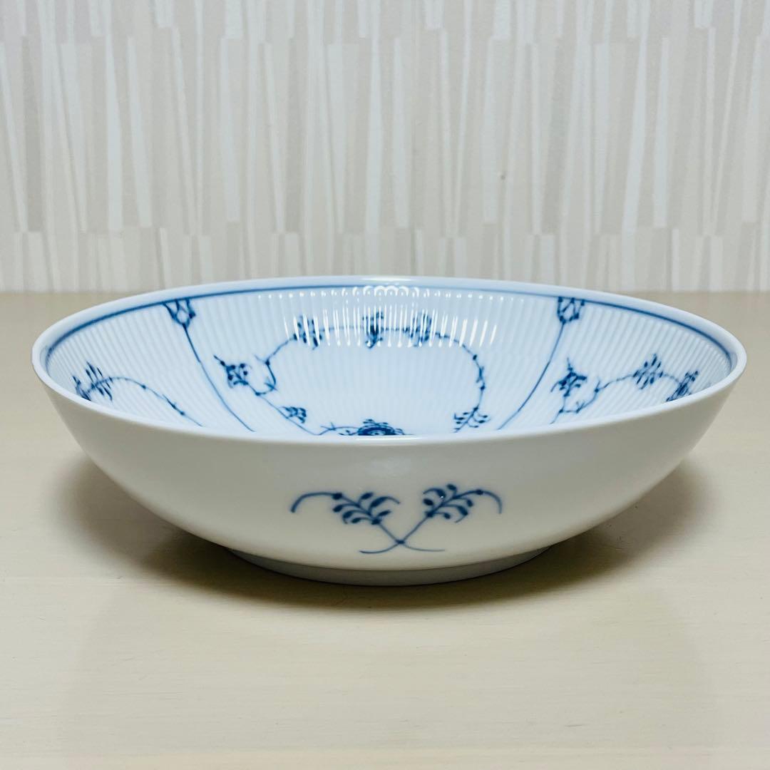 ロイヤルコペンハーゲン ブルーフルーテッド プレイン ボウル 鉢