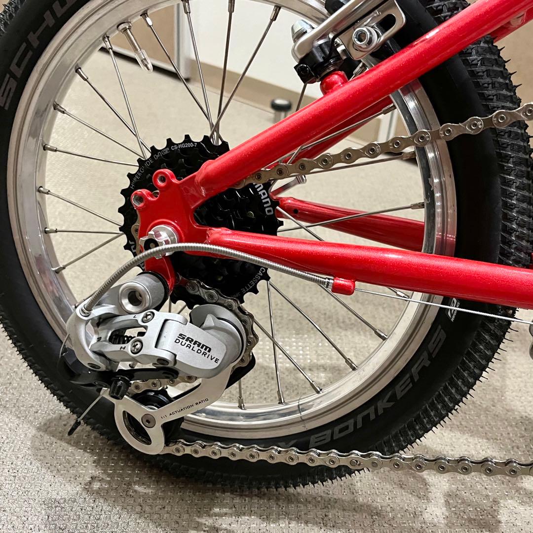 dahon d-zero カスタム ダホン 16インチ 走行10kmくらい 新古