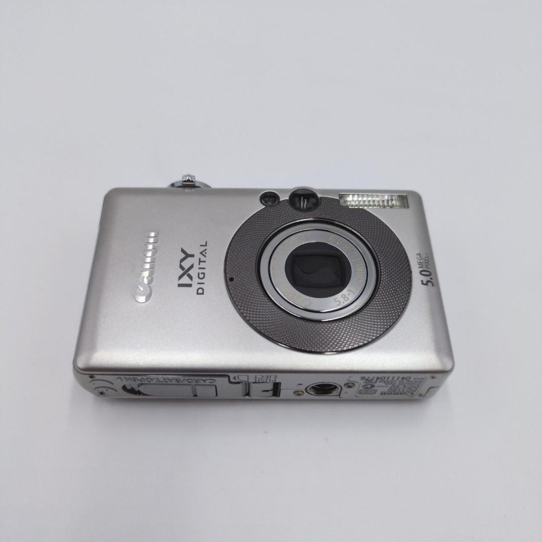 美品 Canon IXY 55 シルバー イクシー エモい コンデジ カメ女