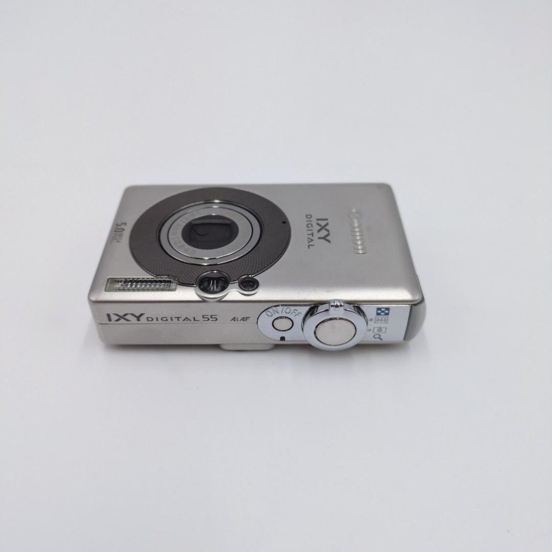 美品 Canon IXY 55 シルバー イクシー エモい コンデジ カメ女