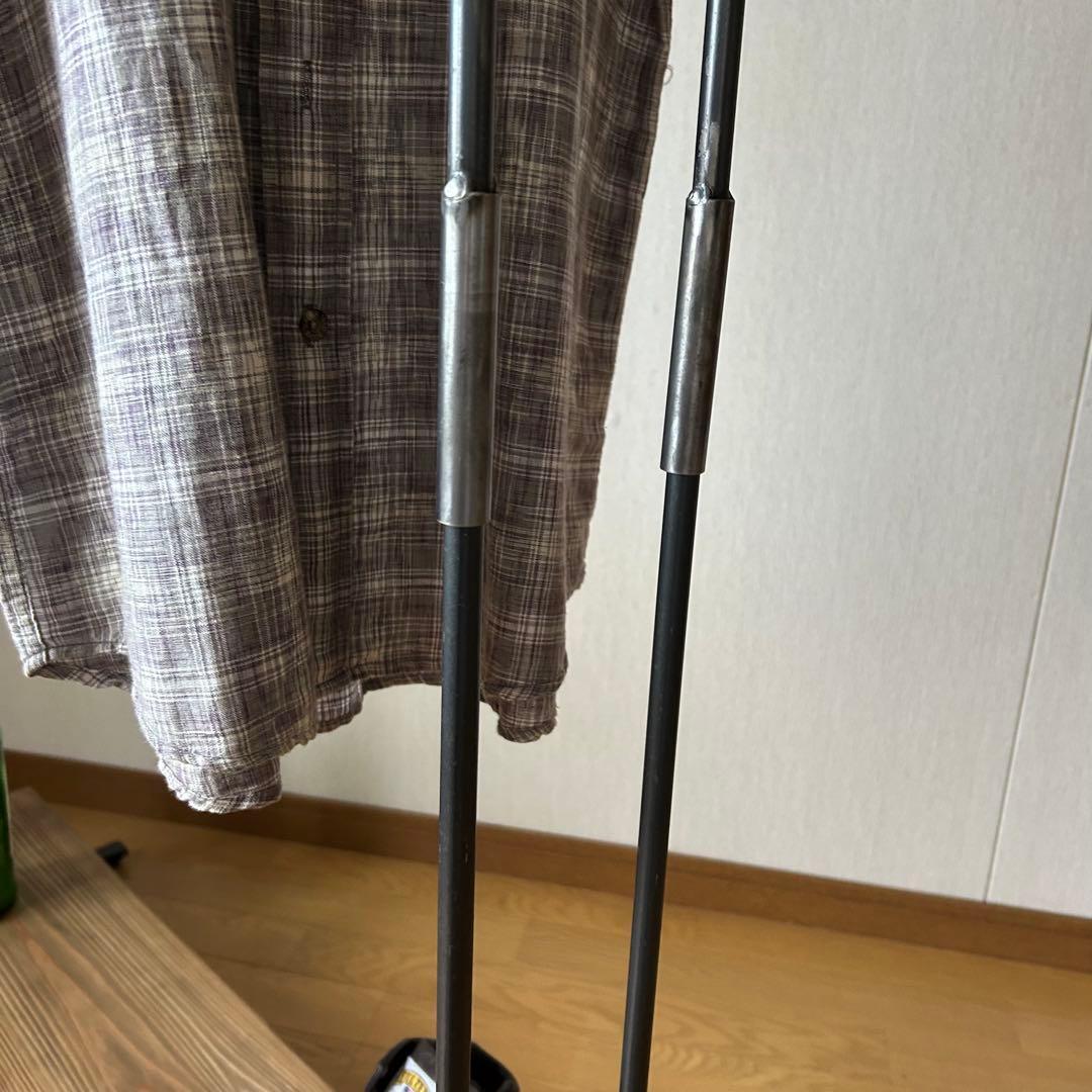 ハンガーラック　アイアン家具　引っ越し　コンパクト　アンティーク　幅900 分割