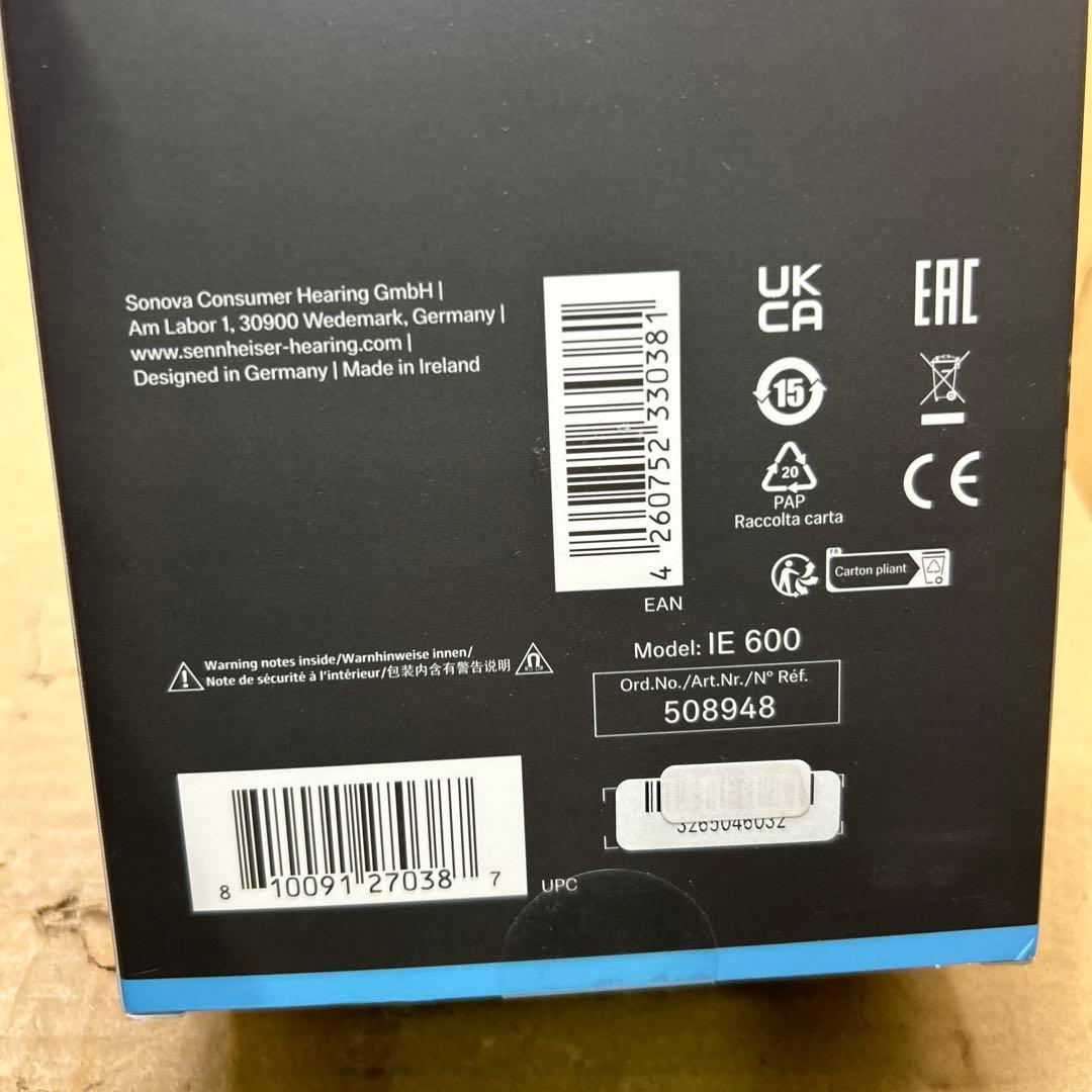 訳あり　ゼンハイザー　イヤホン 有線 IE 600