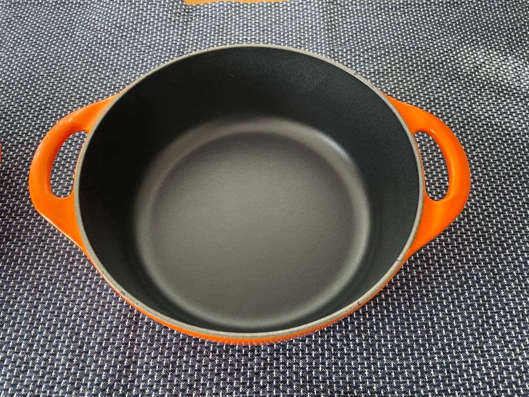 ル・クルーゼ両手鍋 オレンジ 20cm