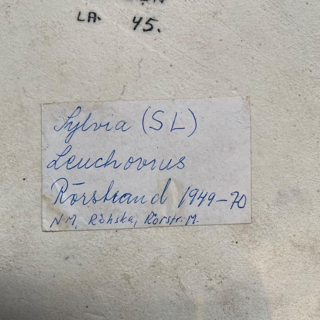 【訳あり】シルヴィア・レウショヴィウス 陶板 鳥