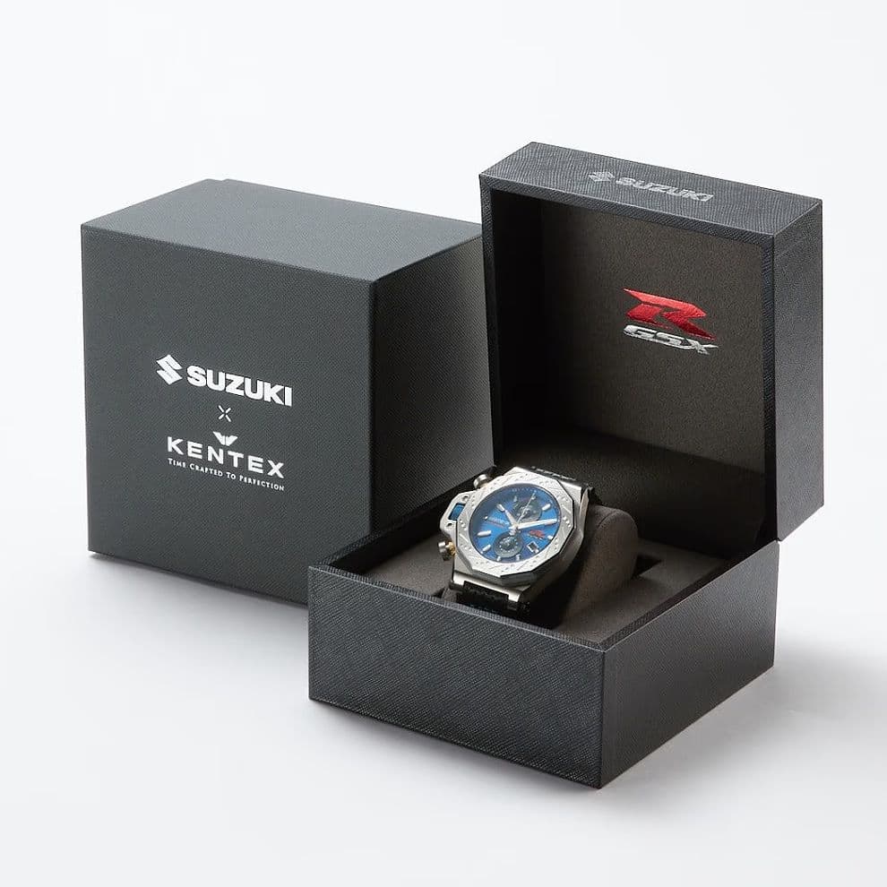 SUZUKI ×KENTEX　MOTO-R コラボウォッチ「GSX-R」限定品