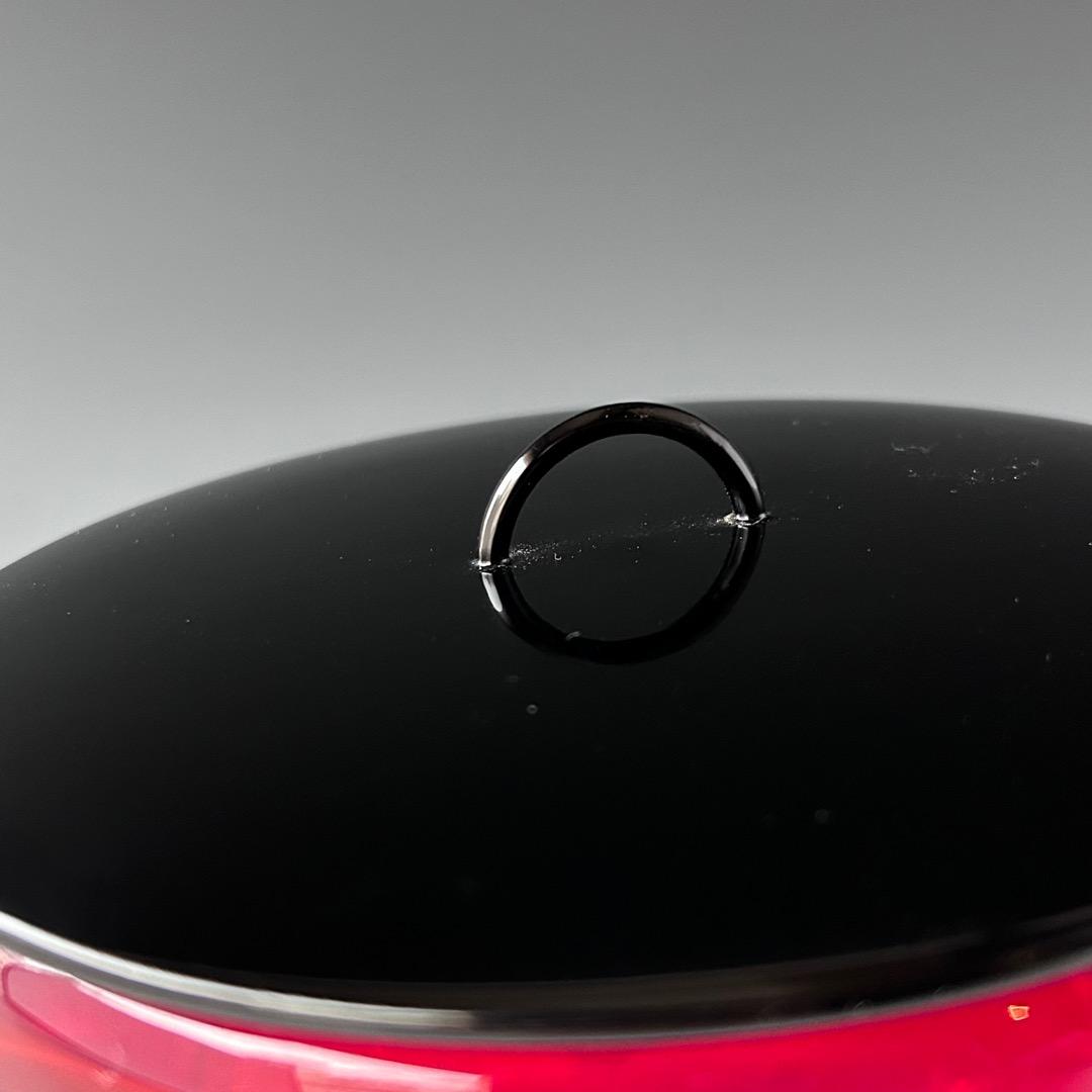 茶道具　金彩　ガラス　水指　銘「花火」石橋忠三郎　共箱　工芸　夏　茶会