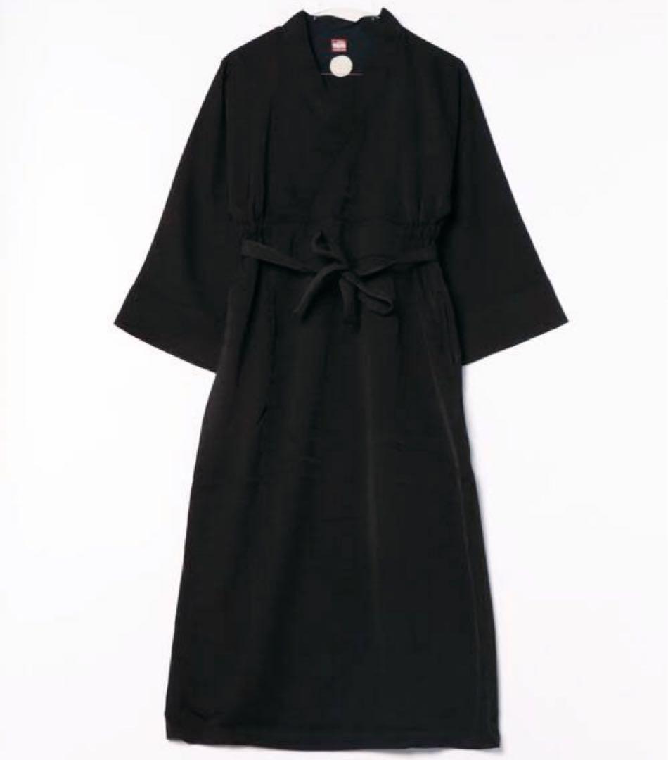 ミ*カ様 倭物やカヤ　和の狭衣ワンピース　着物ワンピース　背守り刺繍　ブラック