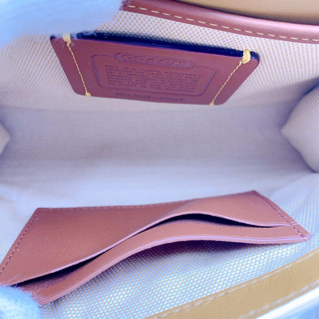 【極美品】コーチ アーカイブ復刻 ショルダーバッグ 2way 白 C3486