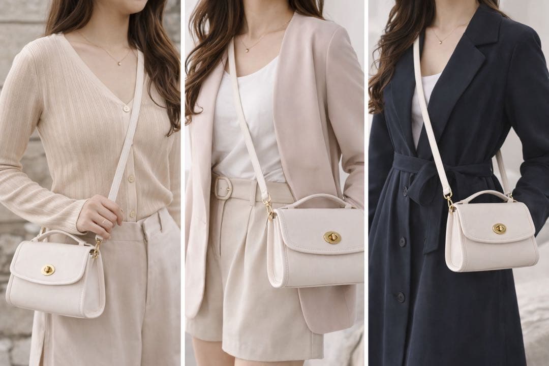 【極美品】コーチ アーカイブ復刻 ショルダーバッグ 2way 白 C3486