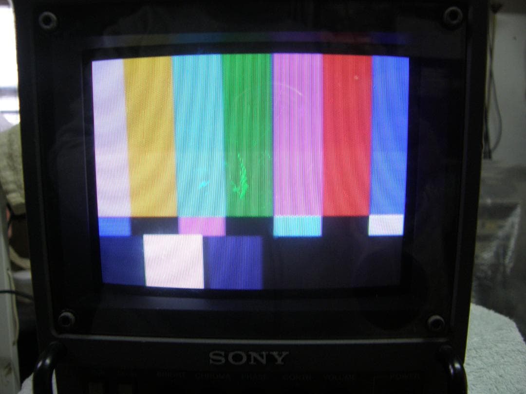 ソニー業務用モニターPVM-60410中古動作品の出品です❣