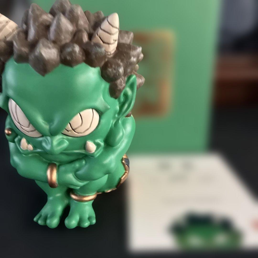 瀧下和之　鬼　体育坐り3体セット