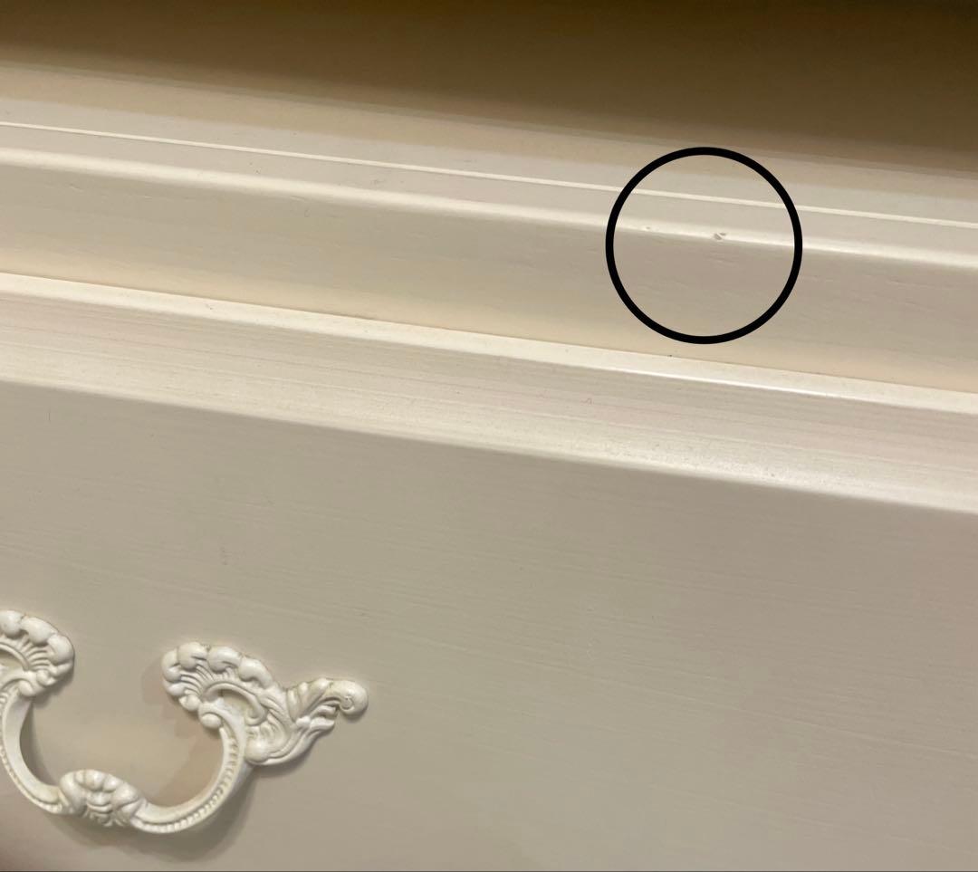 ローラアシュレイ Provençale コーナーTVテーブル 1引き出し付き