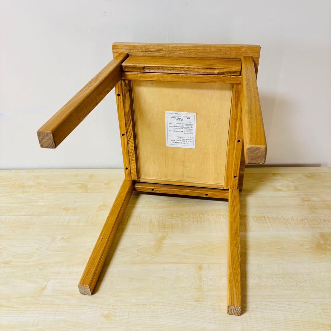 【美品】　無印良品　タモ材　引き出し付き　サイドテーブル　送料込み