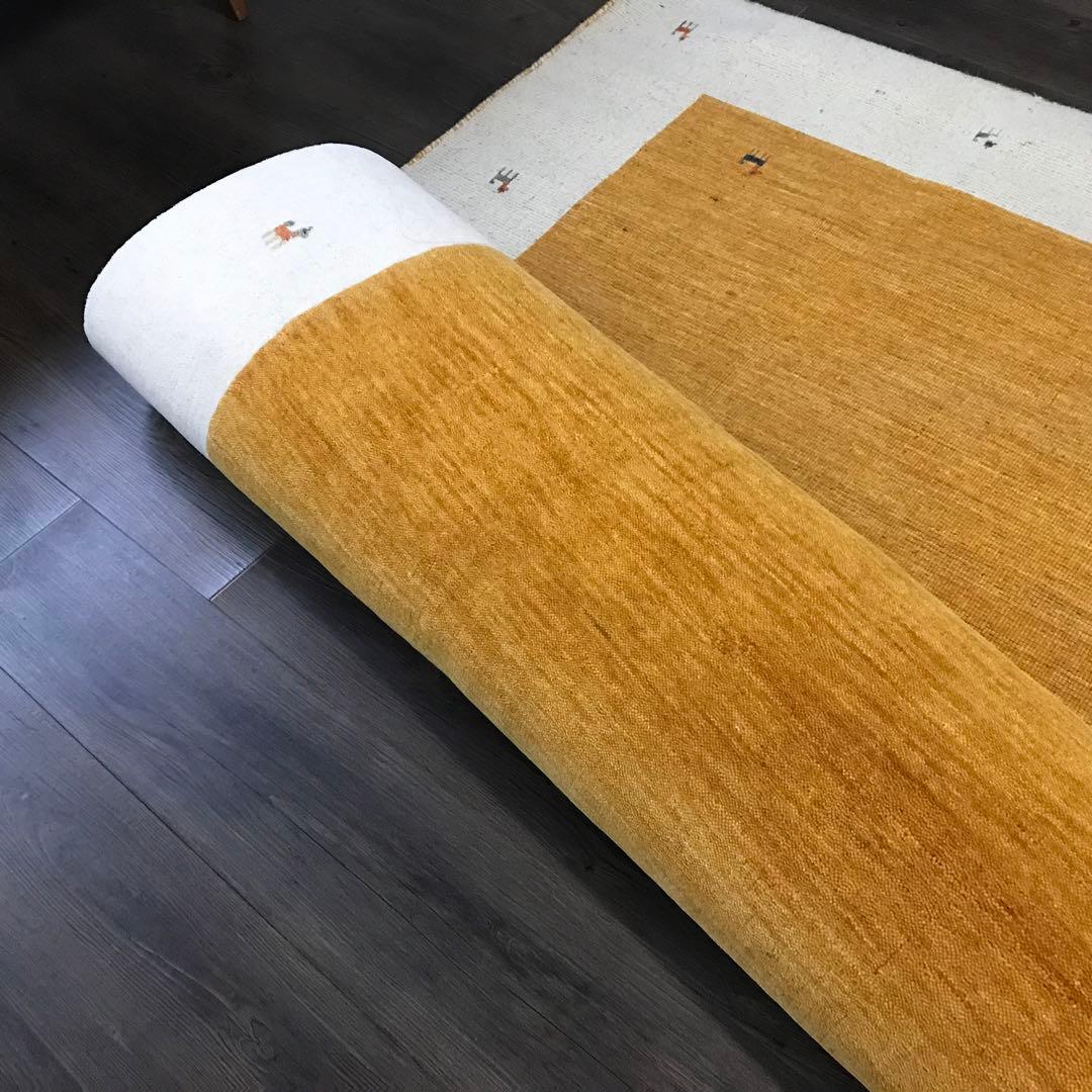 北欧インテリア ラグ 絨毯 ギャッベ ギャベ 142x198cm 2gowh