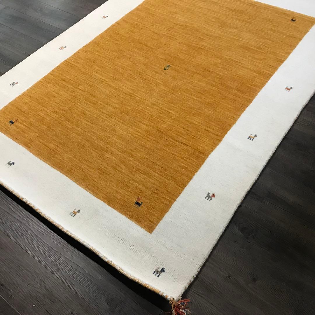 北欧インテリア ラグ 絨毯 ギャッベ ギャベ 142x198cm 2gowh