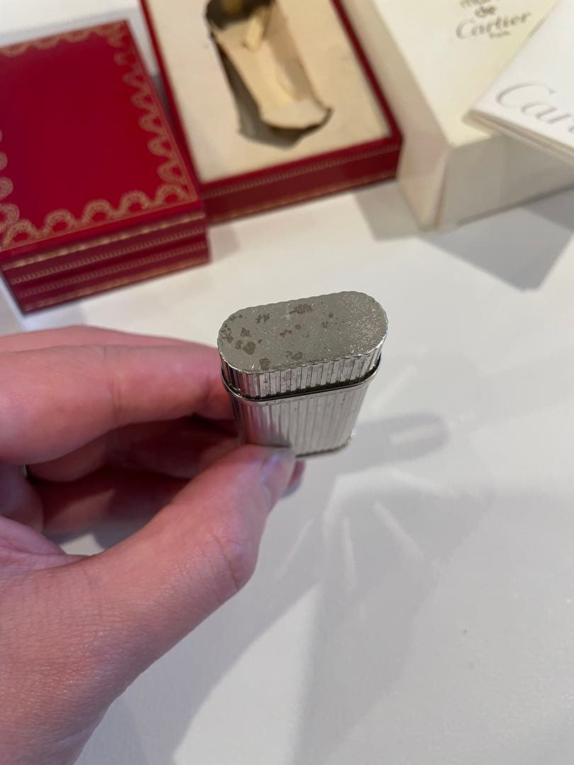 希少カルティエ Cartier ゴドロン ガスライター ヴィンテージ CPCP