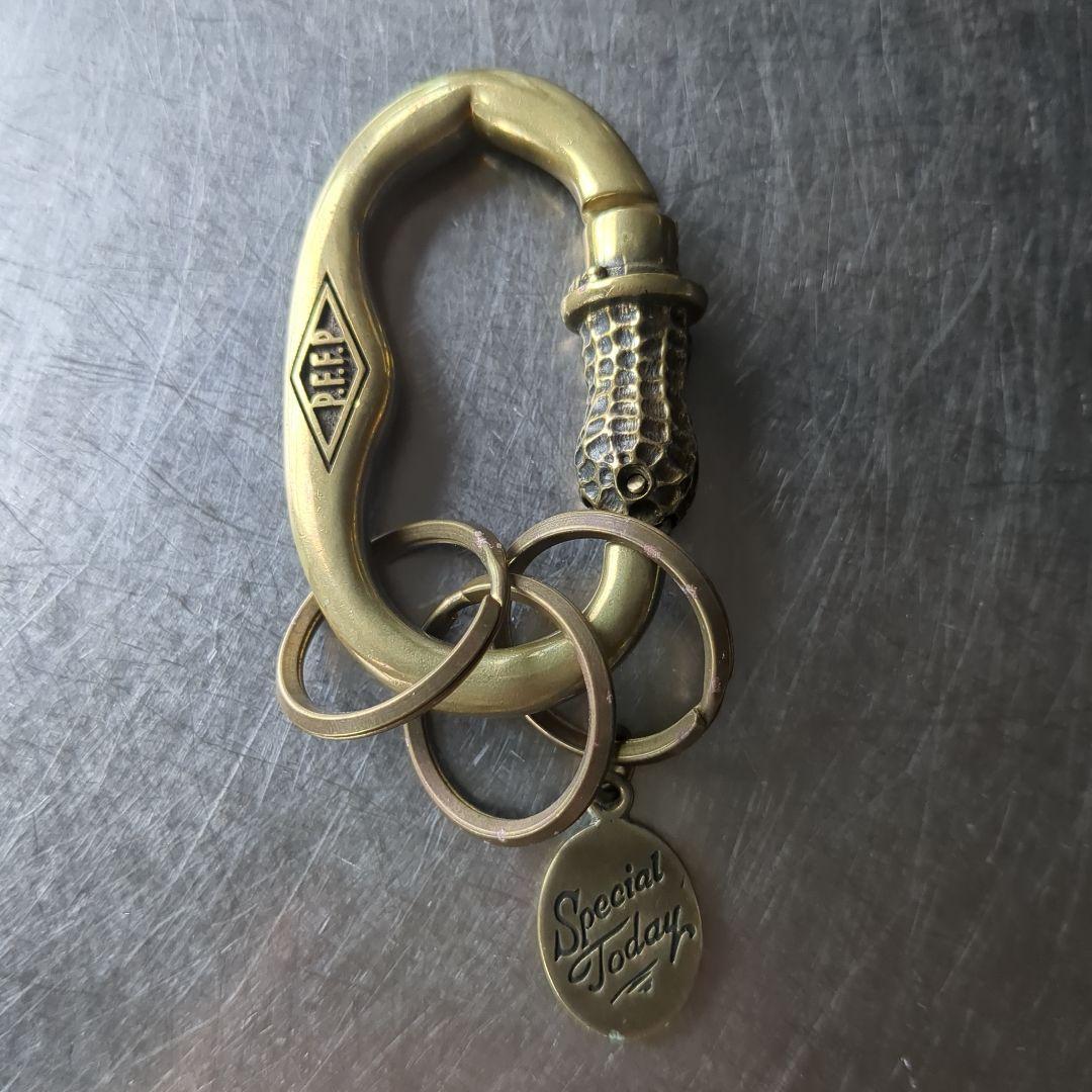 peanuts&co　キーリング　カラビナ