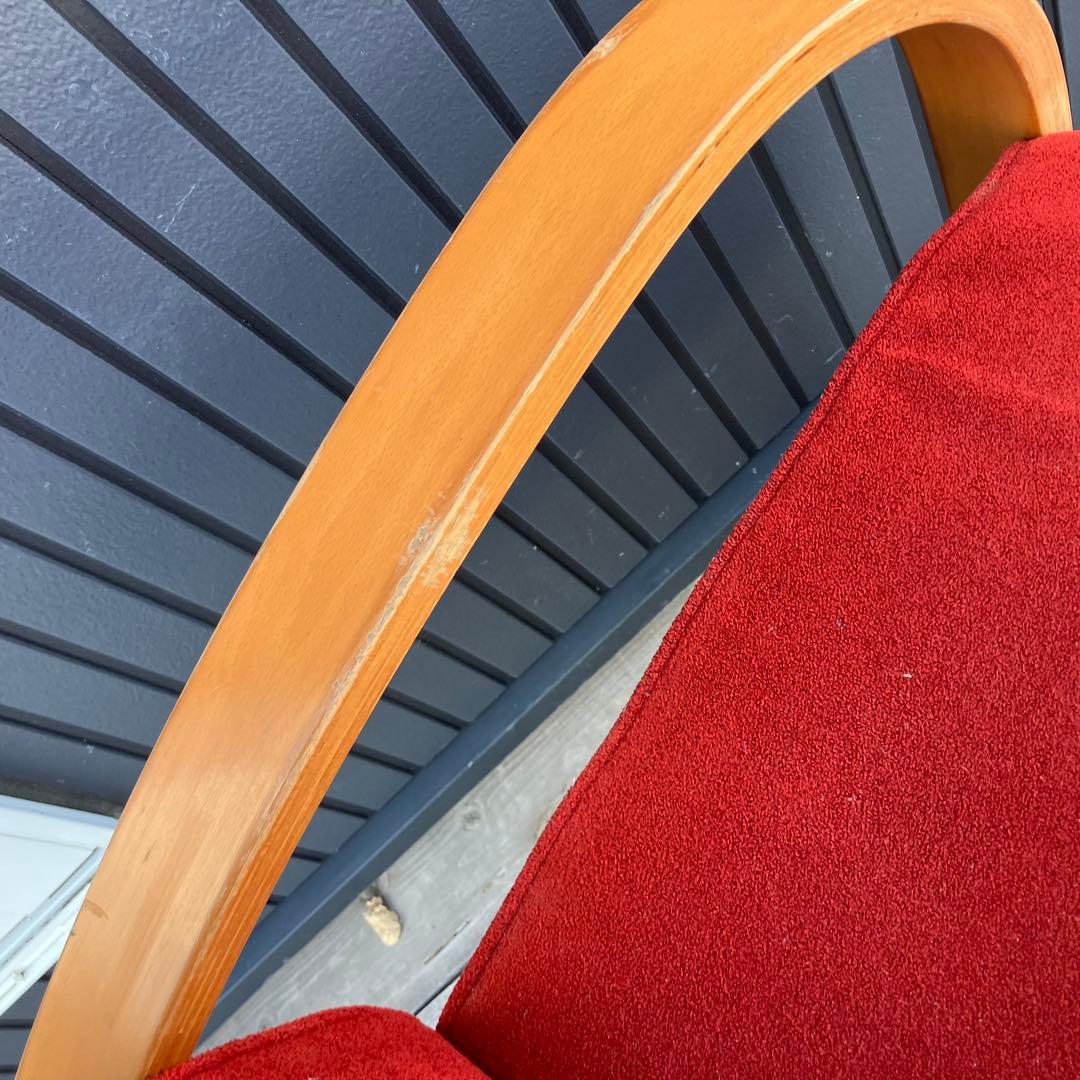 ミッドセンチュリー プライウッド アームチェア 一人掛けソファー ベントウッド